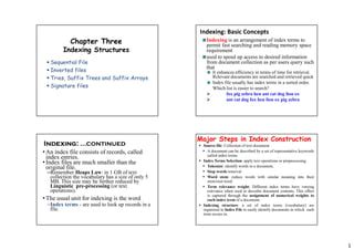 Chapter 3 Indexing.pdf | Search | Internet