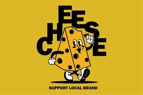 Cartoon Character of Cheese Graphic by therintproject · Creative Fabrica