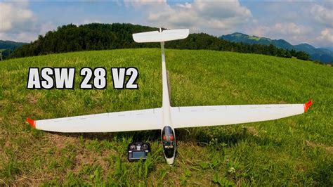 Asw V Rc E Glider Youtube