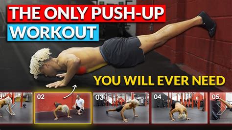 The ONLY PUSH UP WORKOUT You Will Ever Need 10min YouTube