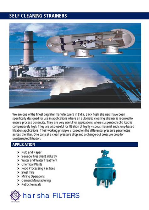 Pdf Self Cleaning Strainer Operation Manual Selection Guide Dokumen