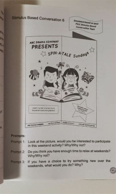 Psle P6 P5 English Oral Book Notes 10 Topics Hobbies And Toys Books