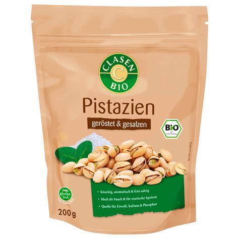 Clasen Bio Pistazien Ger Stet Gesalzen G Bei Rewe Online Bestellen