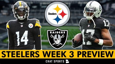 Steelers Vs Raiders Week Preview Score Prediction Keys To Victory