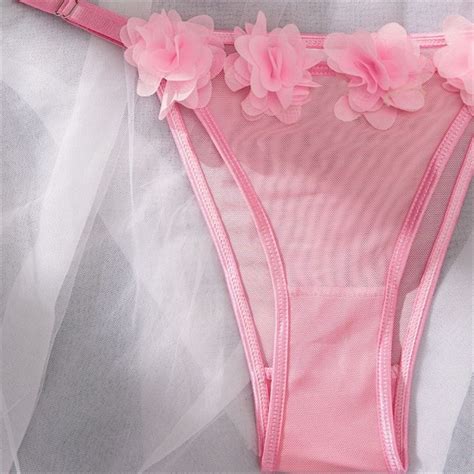 Bow Tie Straps Gathered Lingerie Panty Suit Slim No Buckle Small Breasts Show Large Bra Love Set