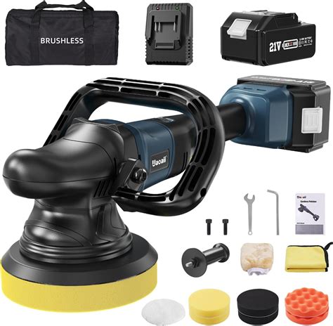 Amazon Spta Buffer Polisher W Inch Inch Dual Action Random