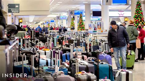 Thousands Of Bags Pile Up At US Airports After Flight Cancellations