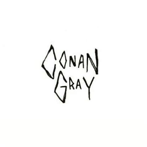 Conan Gray Name Logo Dibujos Artesan As De Anime Playeras