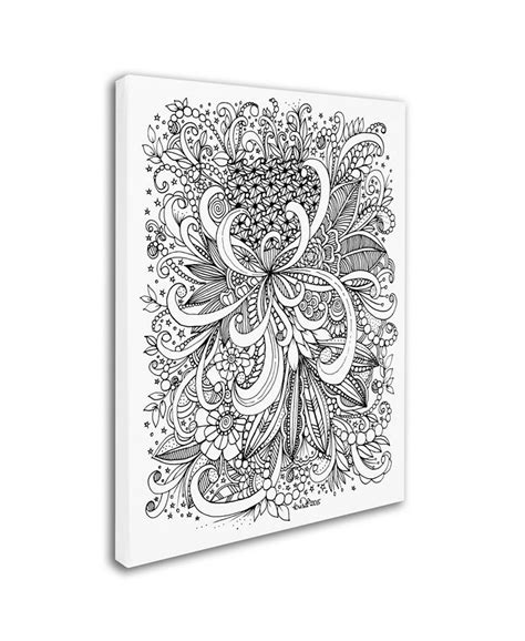 Trademark Global Kcdoodleart Zendoodle 3 Canvas Art 16 X 20 X 05 Macys