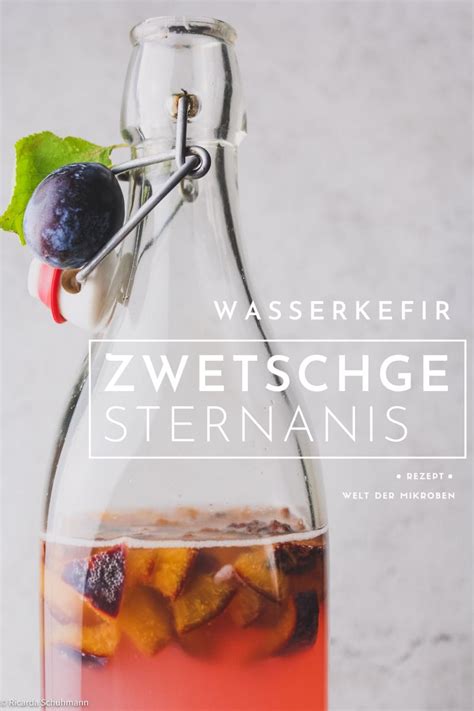 Wasserkefir Mit Zwetschge Und Sternanis Wasserkefir Selber Machen