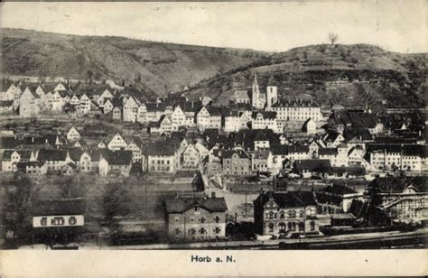 Ansichtskarte Postkarte Horb Am Neckar Panorama Manuskript