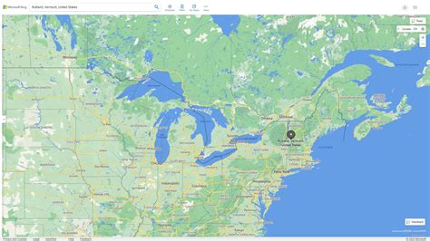 Rutland Vermont Map - United States