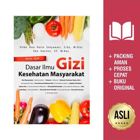 Jual Buku Ajar Dasar Ilmu Gizi Kesehatan Masyarakat Di Lapak Ikibuku