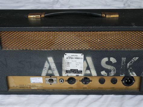 Marshall Plexi Jtm 50 1966 Black Amp For Sale Atb Guitars