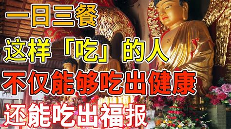 一日三餐，这样「吃」的人，不仅能够吃出健康，还能吃出福报！｜禅语点悟 Youtube