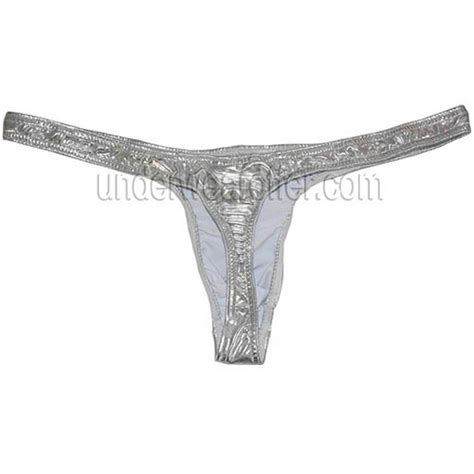 Sexy Men Leather Like T Back Pucker Underwear Male Shiny Slim G String Bikini Thong Shorts MU