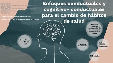 Enfoques Conductuales Y Cognitivo Conductuales Para El Cambio De