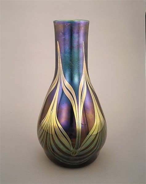 Favrile Glass Vase Designed By Louis Comfort Tiffany American New York City 1848 1933 New York