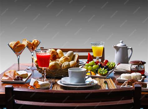 premium photo breakfast   hotel