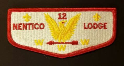 VINTAGE BSA OA FLAP PATCH NENTICO LODGE 12 EBay