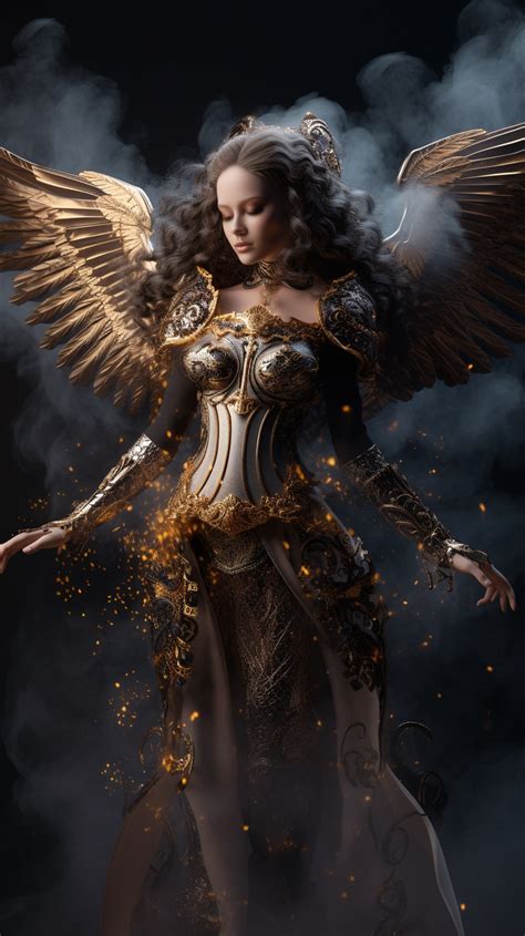 Warrior Angel Created With Ai By Amanda Church Fantasy Female Warrior