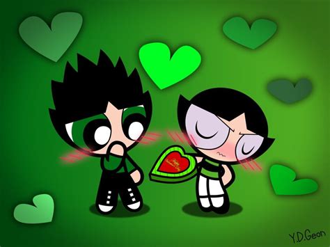 Princess Powerpuff Girls Buttercup Kiss