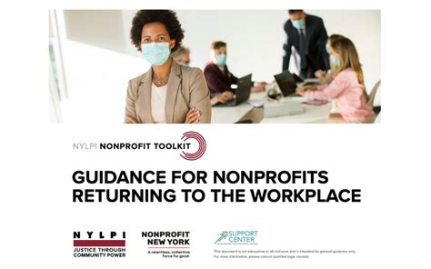 Guidance For Nonprofits Returning To The Workplace New York Lawyers