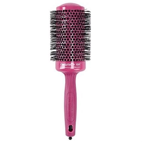 Olivia Garden Ceramic Ion Tourmaline Round Brush Pink Cl