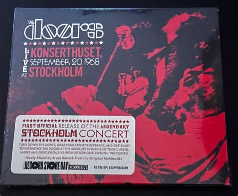 THE DOORS Live At Konserthuset Stockholm 2 CD RSD 2024 Compact Disc