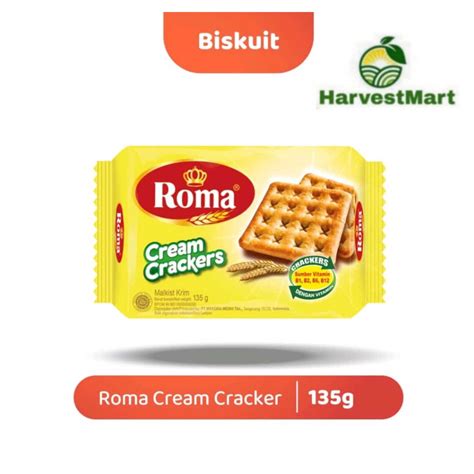 Jual Roma Malkist Cream Crackers Gr Harvestmart Shopee Indonesia