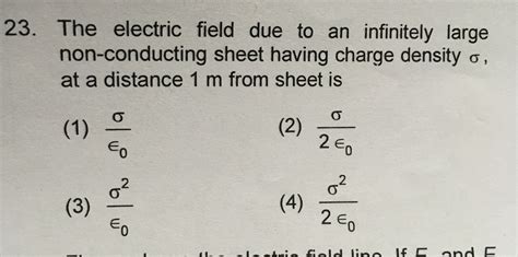 Electric Field Due To An Infinite Sheet Of Charge Having Surface