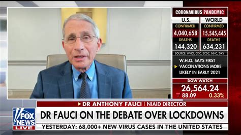 A Vaccine Could Stop Covid 19 Dead In Its Tracks Fauci Says