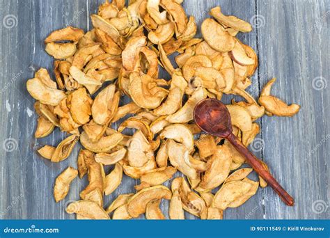 Dried Apples Closeup Stock Image Image Of Tasty Slices 90111549