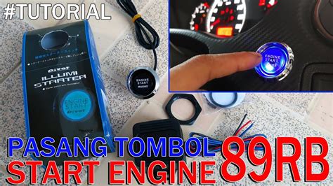 Tutorial Pasang Engine Start Stop Satu Trik