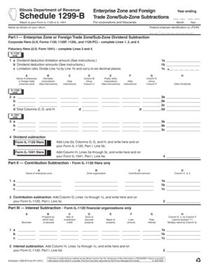 Fillable Online Tax Illinois Schedule B Income Tax