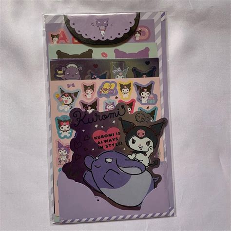 Kuromi Stickers set, Hobbies & Toys, Stationery & Craft, Other ...