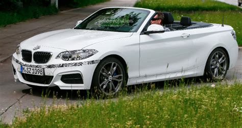 Bmw M235i Convertible Spied With The Top Down Autoevolution