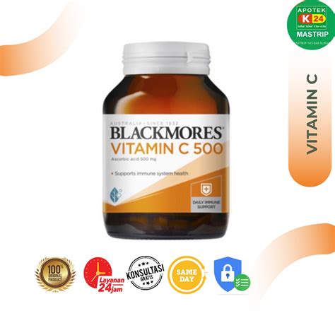 Jual Blackmores Vitamin C 500 Isi 60 Tablet Vitamin Daya Tahan Tubuh