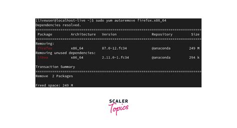 How To Uninstall Packages From Linux Scaler Topics