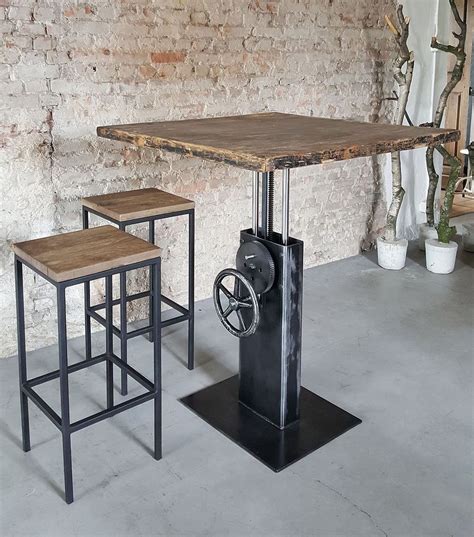 20 Cool Industrial Table Design Ideas COODECOR Metal Furniture