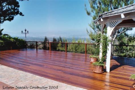 Los Angeles Wood Deck Refinishing Ipe Cumaru Mangaris Redwood Etc