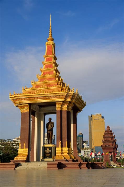 Nordom Sihanouk Independence Memorial Phnom Penh Cambodia Editorial