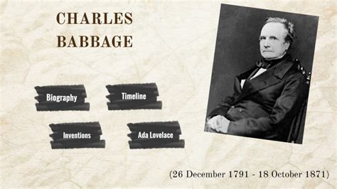 Charles Babbage by MikeChanny2K on Prezi