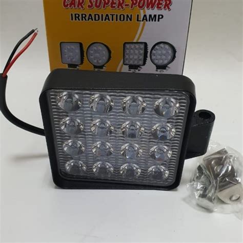 Jual Led Sorot Lampu Tembak Motor Mobil Mata W Mm V Volt