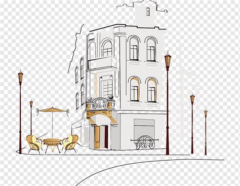 Drawing Architectural Drawing Angle Building Hand Drawn Png PNGWing