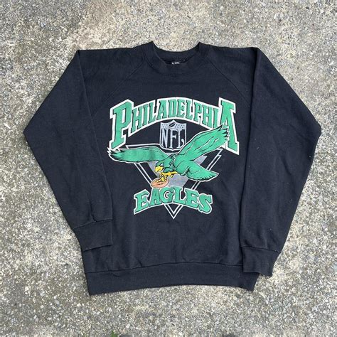 Vintage 90s Philadelphia Eagles Crewneck Excellent Depop