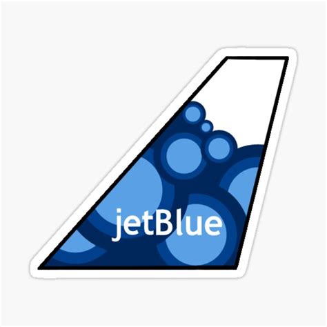 "JetBlue Tail" Sticker for Sale by stillwerise44uk | Redbubble