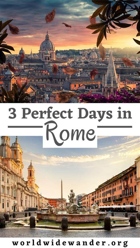 3 Days In Rome The Best 3 Days Rome Itinerary Artofit