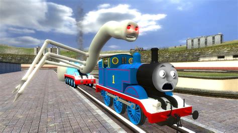 Building A Thomas Train Turned Into Thomas Exe Chased By Cursed Thomas