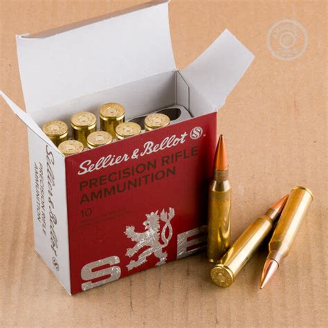 10 Rounds Of 338 Lapua Magnum 300 Grain Sellier And Bellot Sierra Matchking Hpbt Ammo At